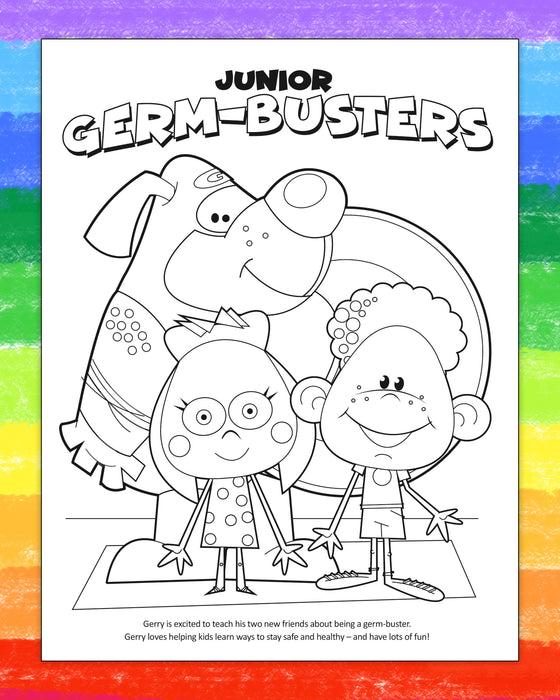 ZoCo - Stop the Spread of Germs - Coloring & Activity Books