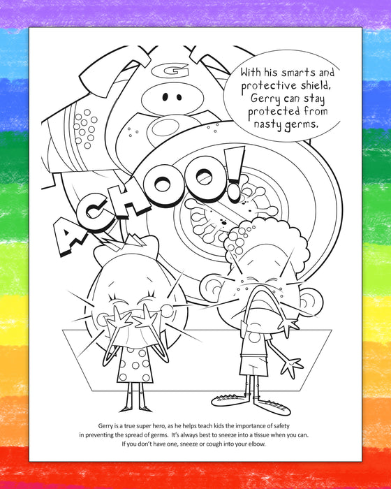 ZoCo - Stop the Spread of Germs - Coloring & Activity Books