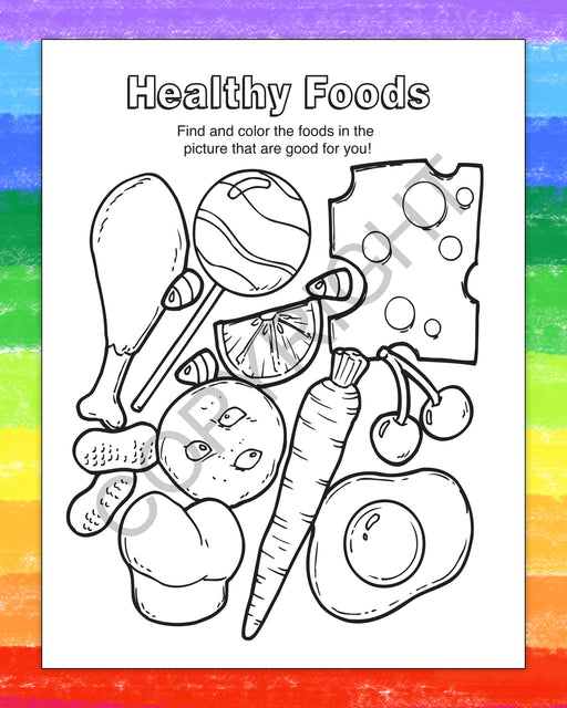 ZoCo - Practice Healthy Habits - Coloring & Activity Books