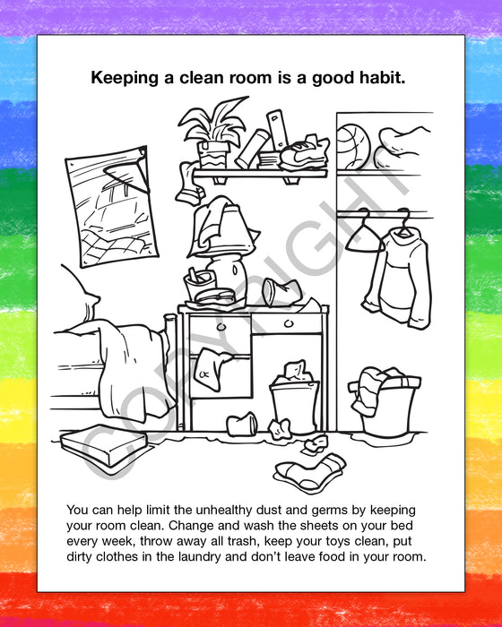 ZoCo - Practice Healthy Habits - Coloring & Activity Books