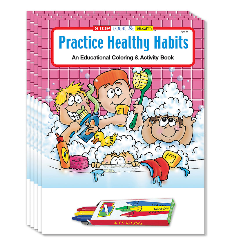 ZoCo - Practice Healthy Habits - Coloring & Activity Books