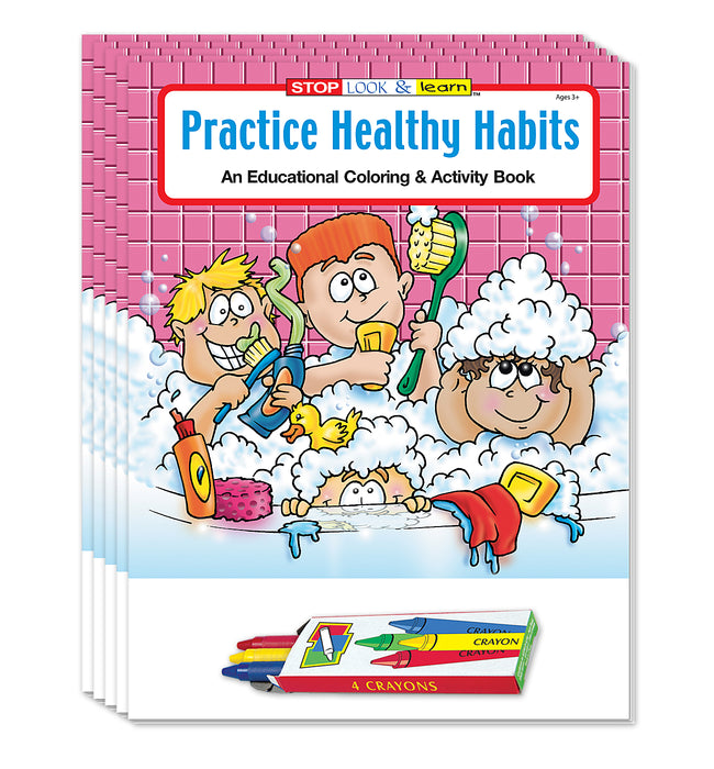 ZoCo - Practice Healthy Habits - Coloring & Activity Books