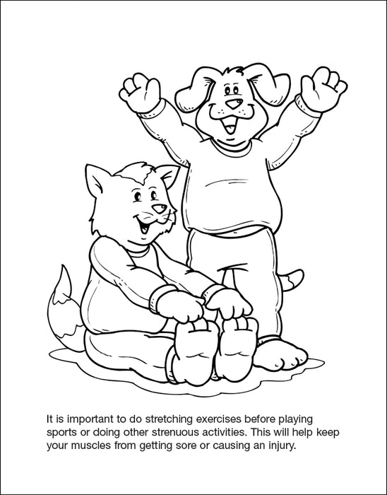 Exercise Can Be Fun - Coloring and Activity Books in Bulk (250+) - Add Your Imprint