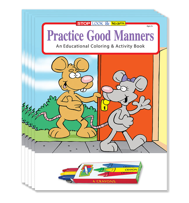 ZoCo - Practice Good Manners - Coloring & Activity Books