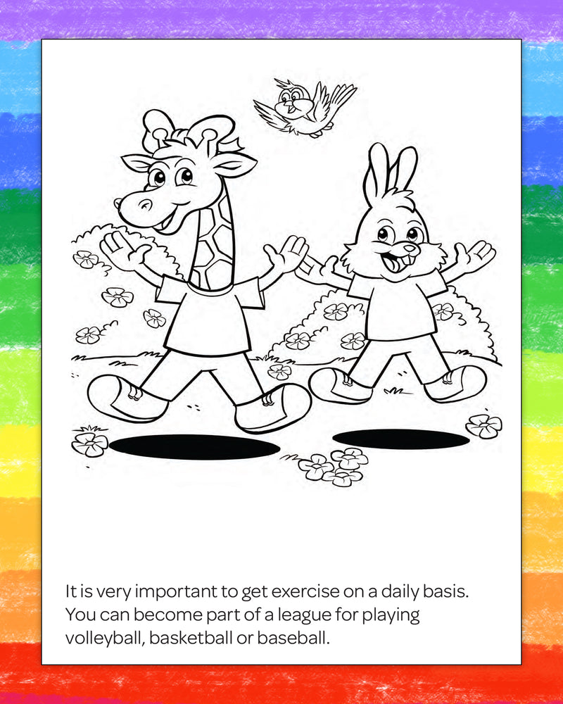 ZoCo - Health & Safety for Children - Coloring & Activity Books in Bulk