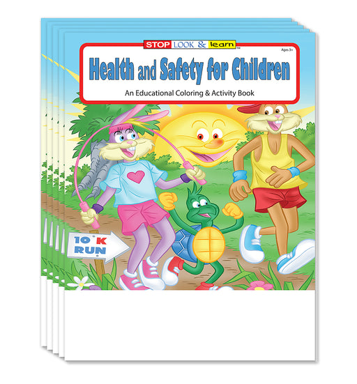 ZoCo - Health & Safety for Children - Coloring & Activity Books in Bulk