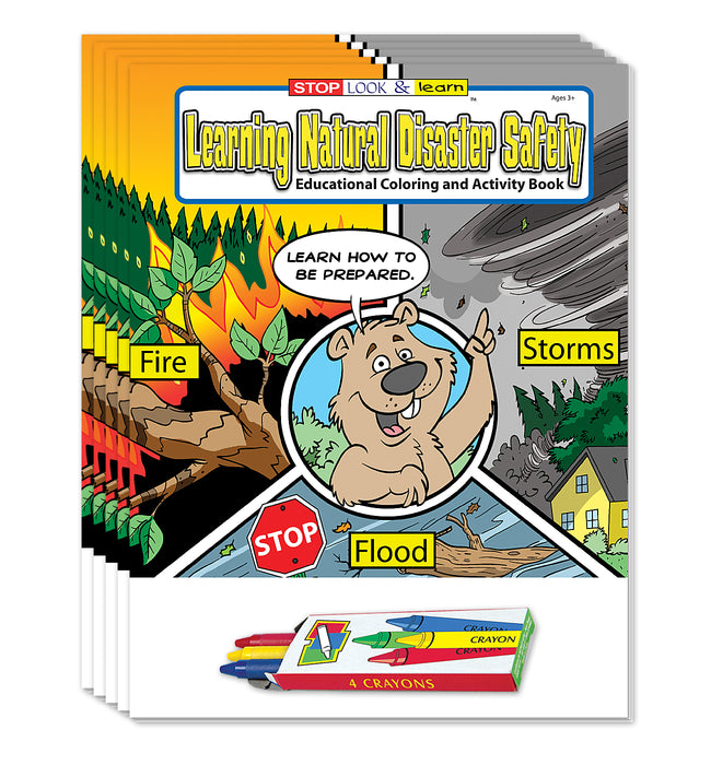 ZoCo - Learning Natural Disaster Safety - Coloring & Activity Books