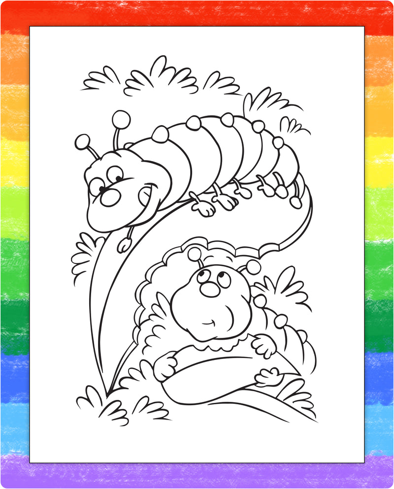 Kids coloring page inside Days of Fun mini activity pad