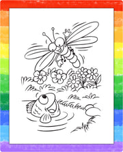 Kids coloring page inside Days of Fun mini activity pad