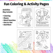 Kids stress management coloring book inside activity pages