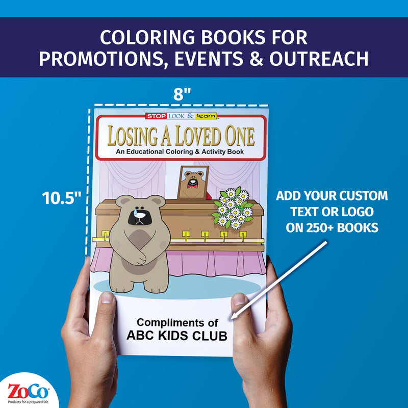 Grief and loss coloring book for children