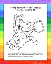 Realtor Promotional Product - When I Move - Coloring Books - Add Your Imprint - by ZoCo Products