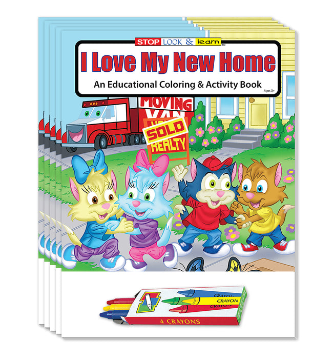 ZoCo - I Love My New Home - Coloring & Activity Books