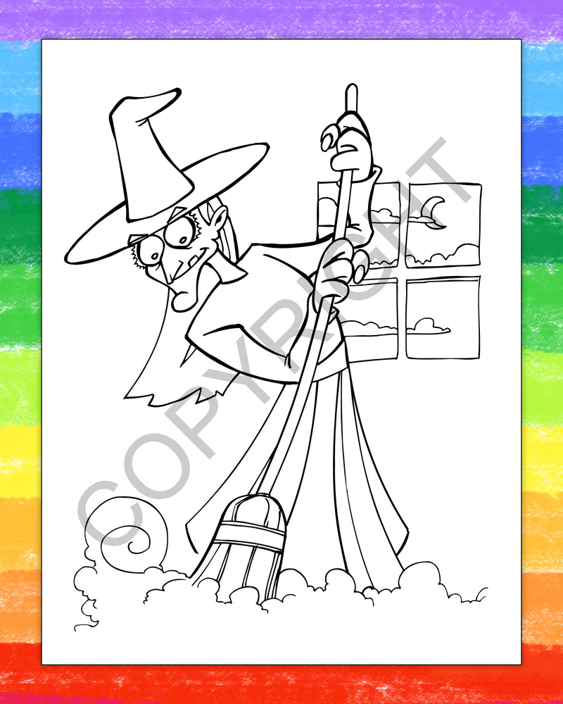 ZoCo - Scary Stuff - Halloween Coloring & Activity Books