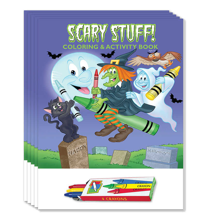 ZoCo - Scary Stuff - Halloween Coloring & Activity Books