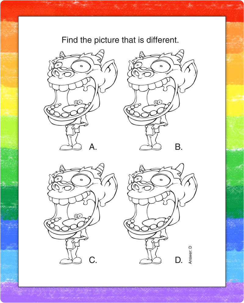 ZoCo - Halloween Friends - Kid's Mini Activity Pads