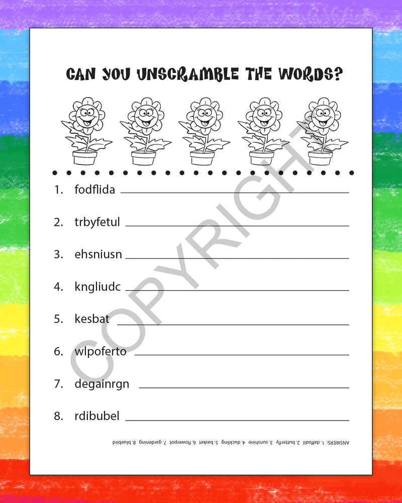 ZoCo - Springtime Pals - Coloring & Activity Books