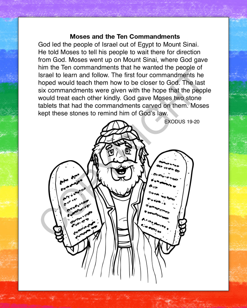 ZoCo - Bible Stories - Coloring & Activity Books