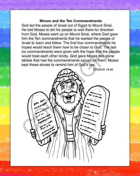 ZoCo - Bible Stories - Coloring & Activity Books