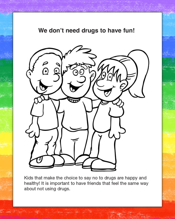 ZoCo - Be Smart, Say NO to Drugs - Coloring & Activity Books