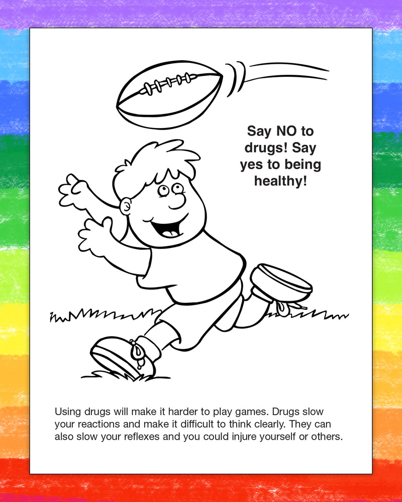 ZoCo - Be Smart, Say NO to Drugs - Coloring & Activity Books
