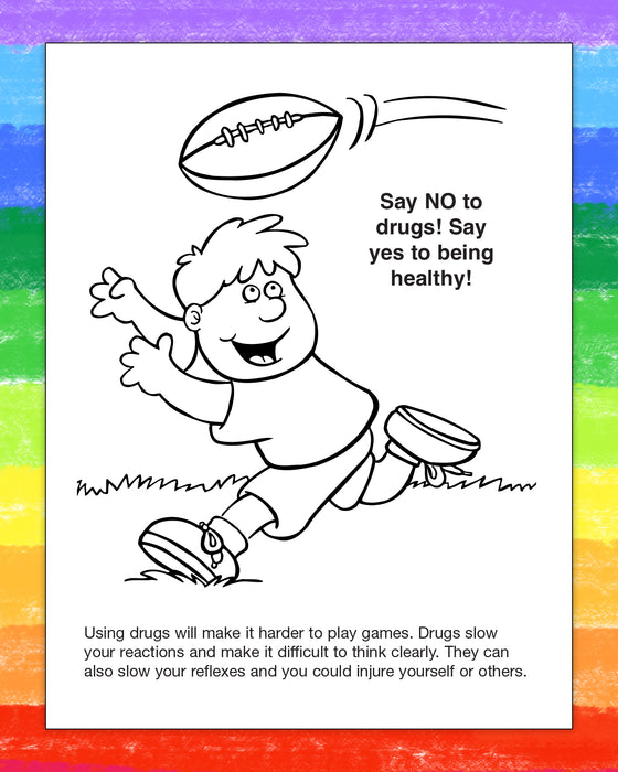 ZoCo - Be Smart, Say NO to Drugs - Coloring & Activity Books