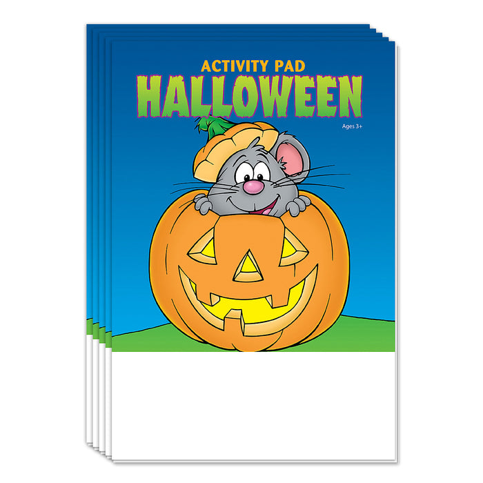 Halloween - Kids Mini Activity Pads - 5.25" x 7.75" (Min.Qty 50)