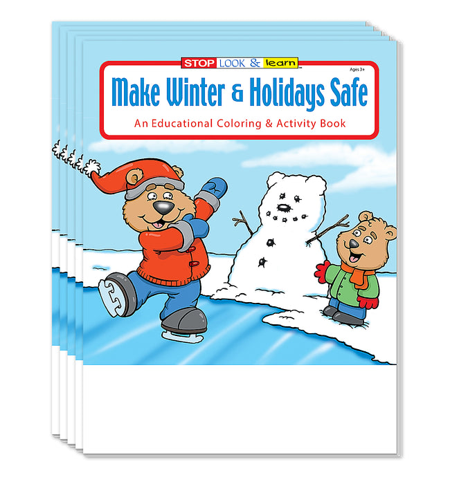 ZoCo - Make Winter and Holidays Safe - Coloring & Activity Books