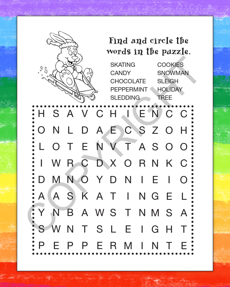 ZoCo -  Holiday Fun Kid's Coloring & Activity Books