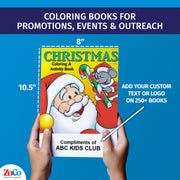 Christmas coloring book for kids with festive holiday activities