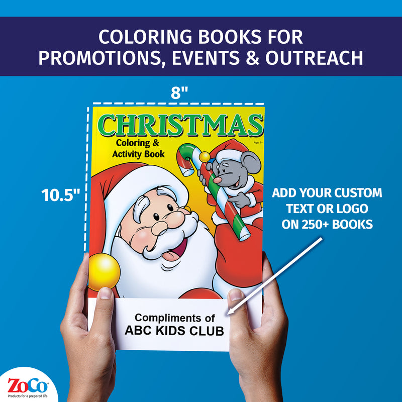 Christmas coloring book for kids with festive holiday activities