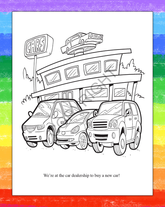 ZoCo - Our New Car - Coloring & Activity Books