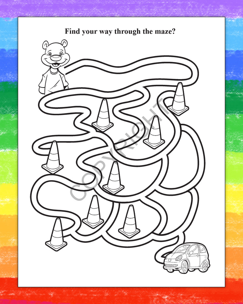 ZoCo - Our New Car - Coloring & Activity Books