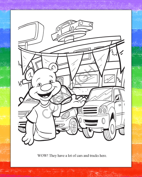 ZoCo - Our New Car - Coloring & Activity Books