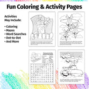 Patriotic coloring and activity book for children