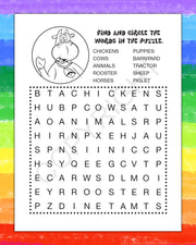 ZoCo - Animals on The Farm - Coloring & Activity Books