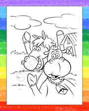 ZoCo - Animals on The Farm - Coloring & Activity Books