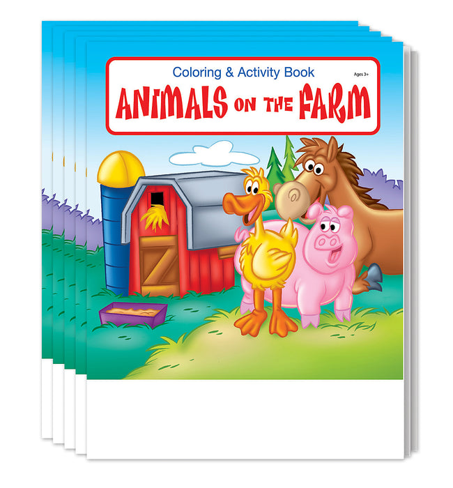 ZoCo - Animals on The Farm - Coloring & Activity Books