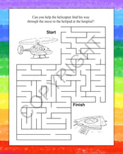 ZoCo - Aviation Adventures - Coloring & Activity Books