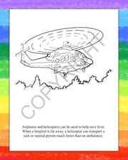 ZoCo - Aviation Adventures - Coloring & Activity Books