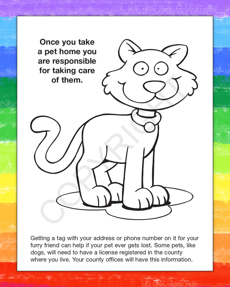ZoCo - Healthy Pets are Happy Pets - Coloring & Activity Books