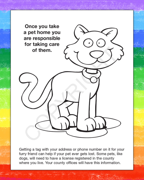 ZoCo - Healthy Pets are Happy Pets - Coloring & Activity Books