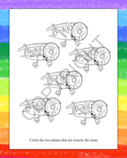 ZoCo - Aviation Adventures - Coloring & Activity Books