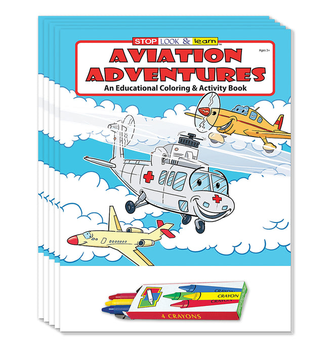 ZoCo - Aviation Adventures - Coloring & Activity Books