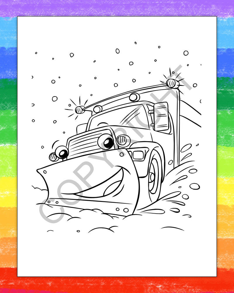 ZoCo - Tons of Trucks - Coloring and Activity Books