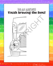 ZoCo - Tons of Trucks - Coloring and Activity Books