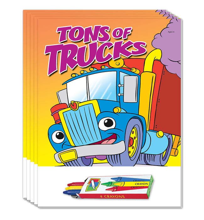 ZoCo - Tons of Trucks - Coloring and Activity Books