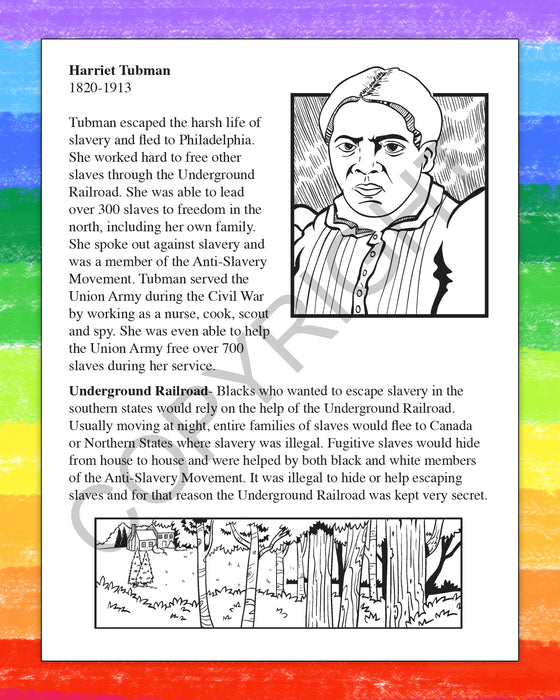 ZoCo - Discovering African American History - Coloring & Activity Books