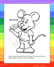 ZoCo - A Visit to the Supermarket - Coloring & Activity Books