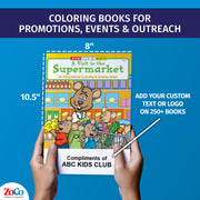 Healthy food choices coloring activity for kids